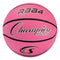 Champion Sports Rubber Basketballs (Set of 6 Colors)